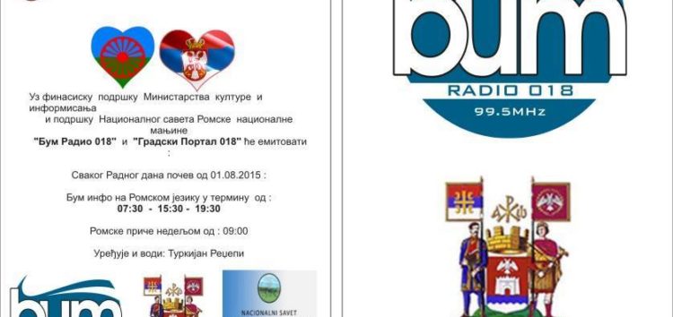 Na radiu Bum 018 vesti na romskom jeziku