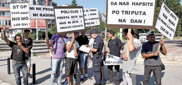 Perači šoferšajbni održali protest!