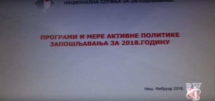 Subvencije za zapošljavanje NSZZ u 2018.g.