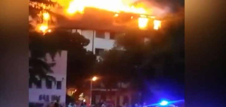 Izgoreo hotel “Partizan” u Niškoj Banji