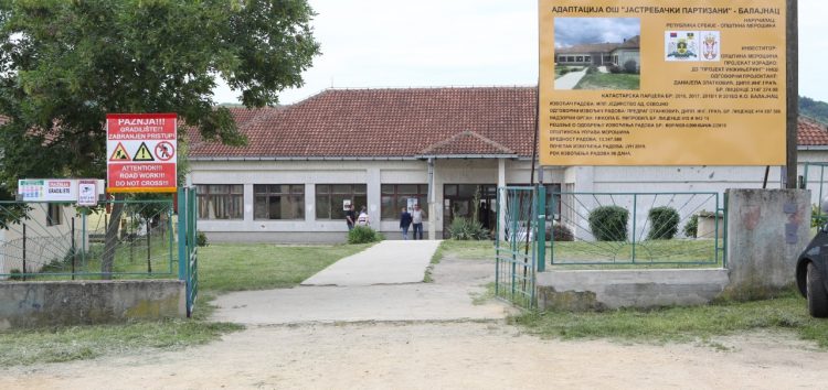 Evropska podrška rekonstrukciji osnovne škole „Jastrebački partizani“ u naselju Balajnac u Merošini