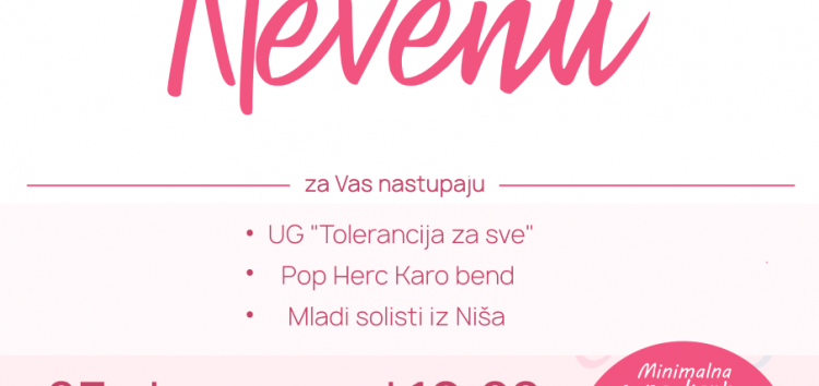 Humanitarni koncert „Mladi za Nevenu“ 23. januara u Oficirskom domu
