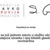 REM se još jednom stavio u službu obračuna vladajuće stranke i njoj bliskih glasila sa novinarima