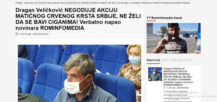 „KO ĆE SAD DA IDE PO CIGANSKIM NASELJIMA! CIGANI UGORŽENI?! KO ĆE SAD DA SE BAVI CIGANIMA!